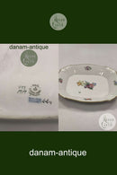 Royal Copenhagen Light Saxon Flower rectangular dish No 1717