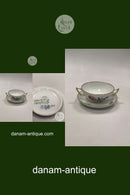 Royal Copenhagen Light Saxon Flower Bouillon Cup with handles No 1872