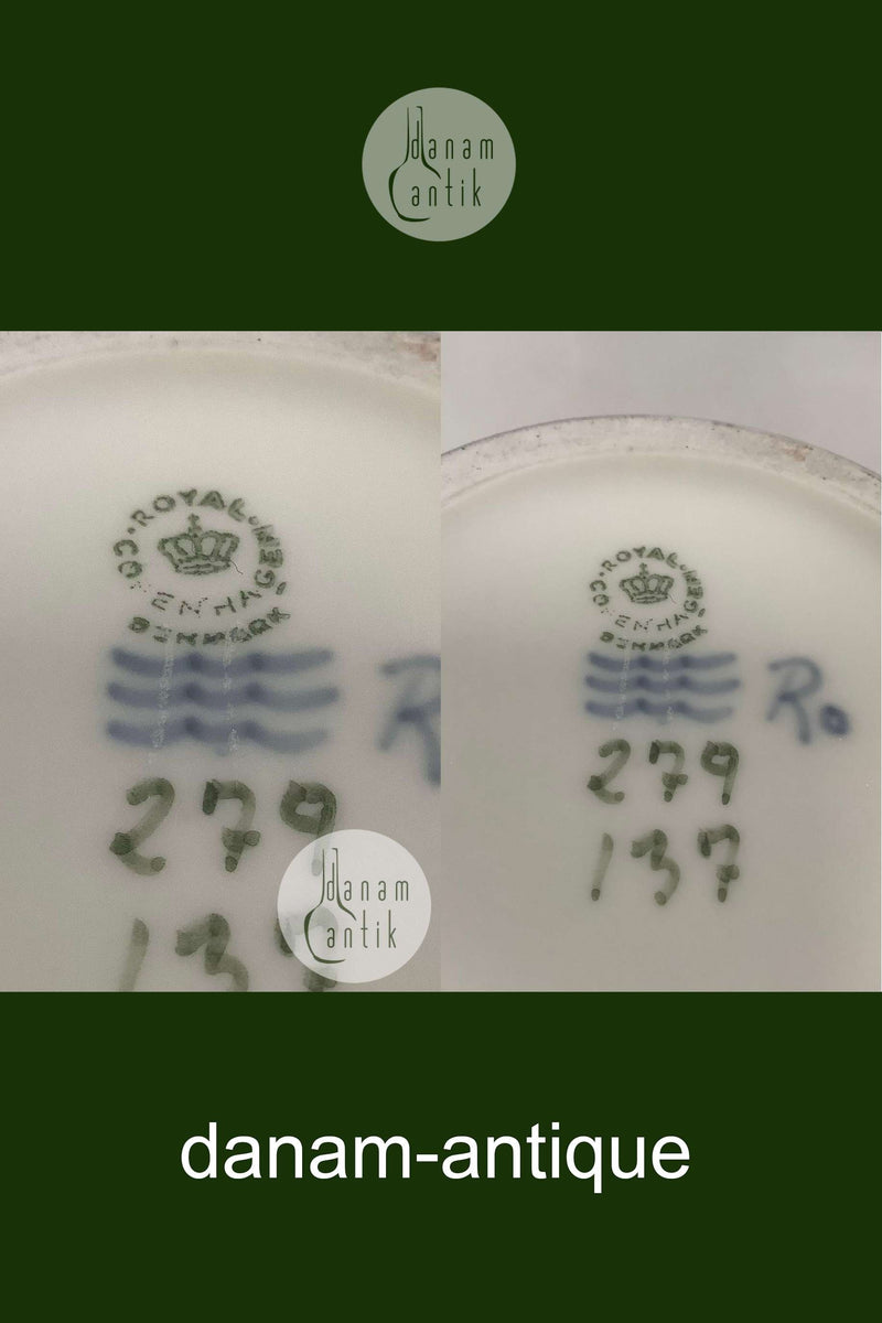 皇家哥本哈根新艺术派花瓶（蓝色）No 279 / 137