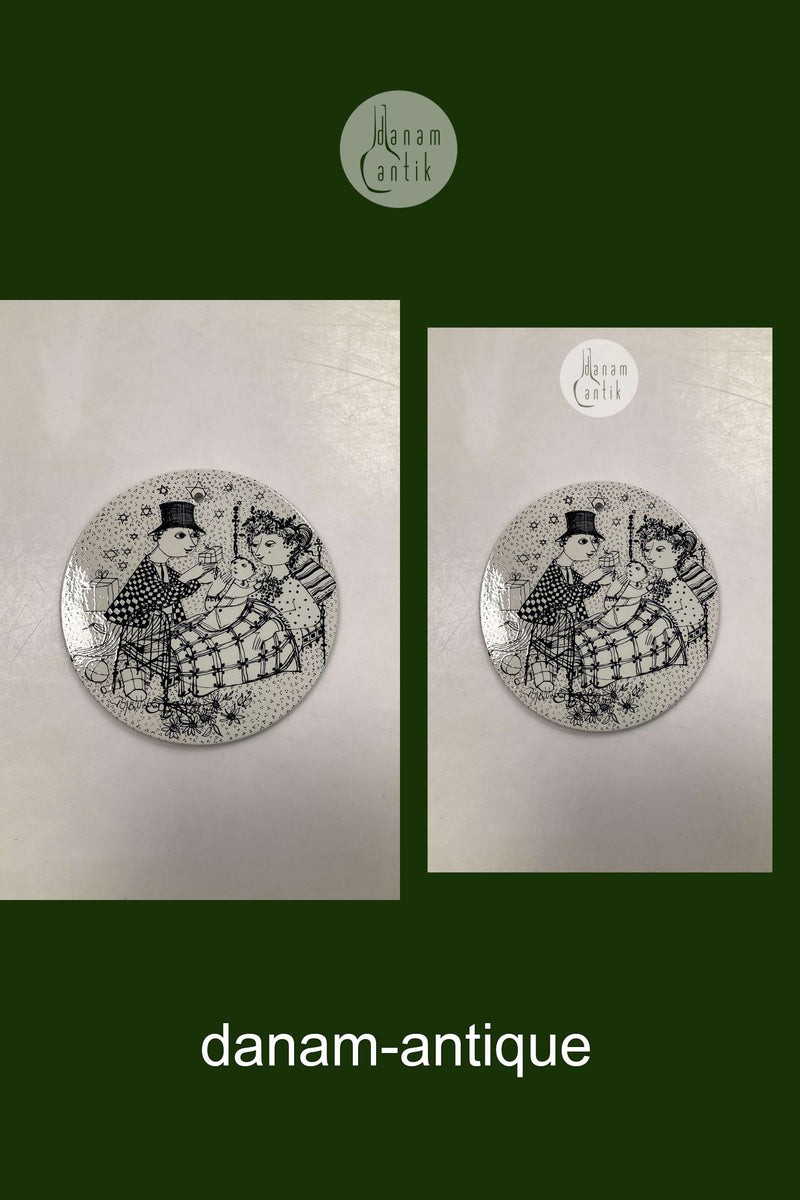 Bjørn Wiinblad: December platte fra Nymølle MIRAKEL/ Københavns Amts Sygehus 1971