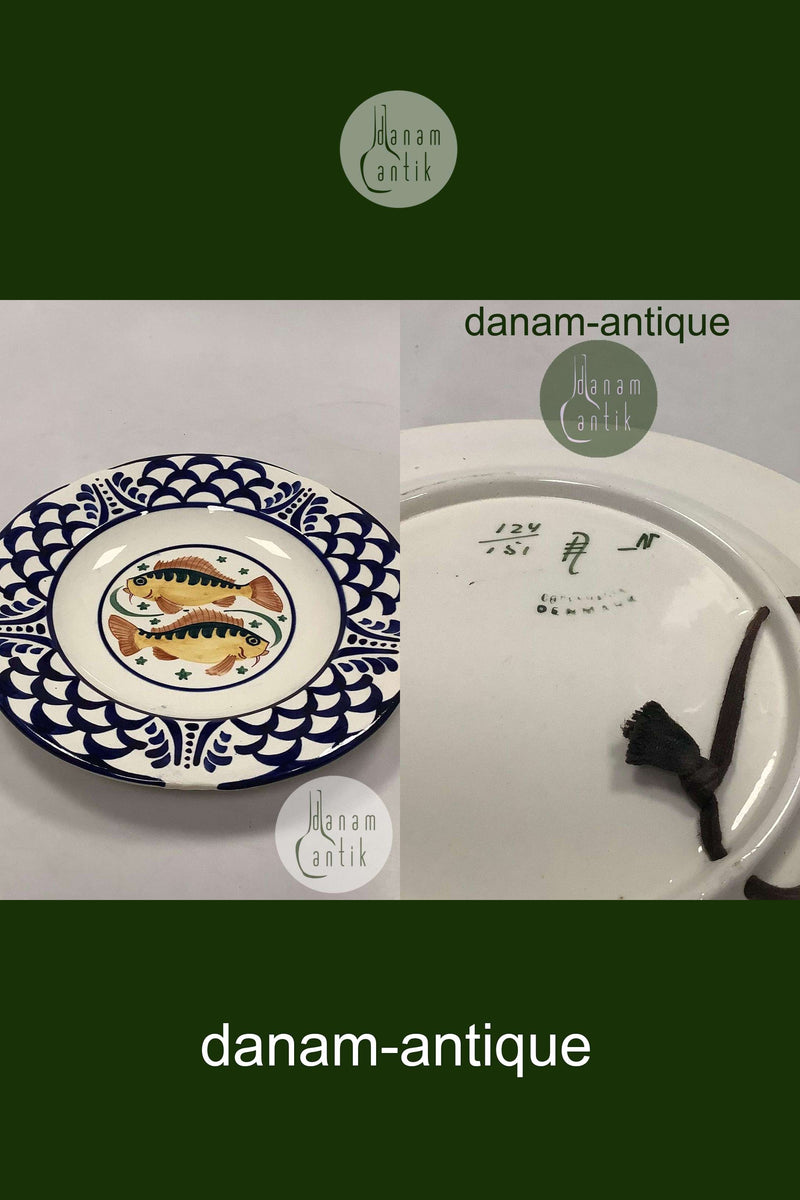 Aluminia Zodiac Plate Pisces No 124/151