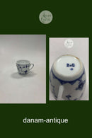 Bing og Grøndahl Blåmalet / Musselmalet Riflet Kaffekop No 102