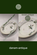 Bing og Grøndahl Antik Rosen Stel Lille ovalt Fad