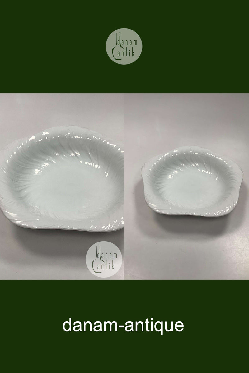 Royal Copenhagen Hvid Konkylie Serveringsskål No 14197/578