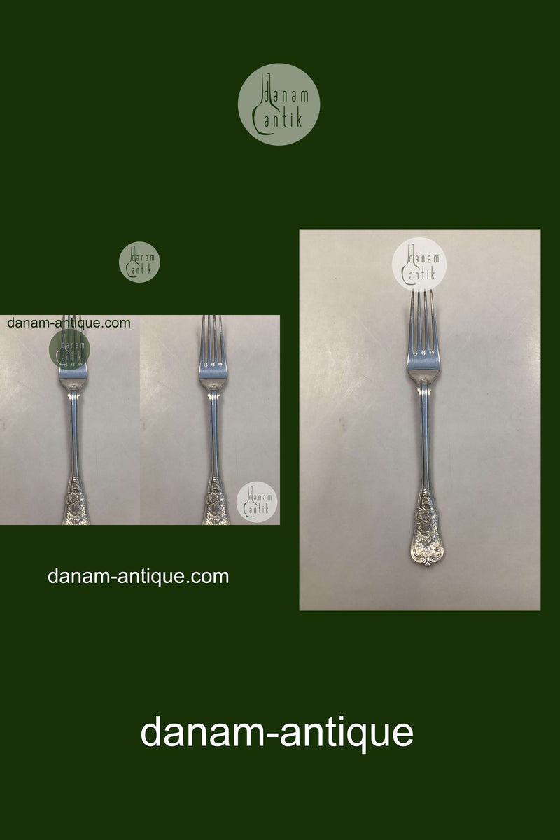 Georg Jensen Rosenborg Sølvplet Frokostgafler