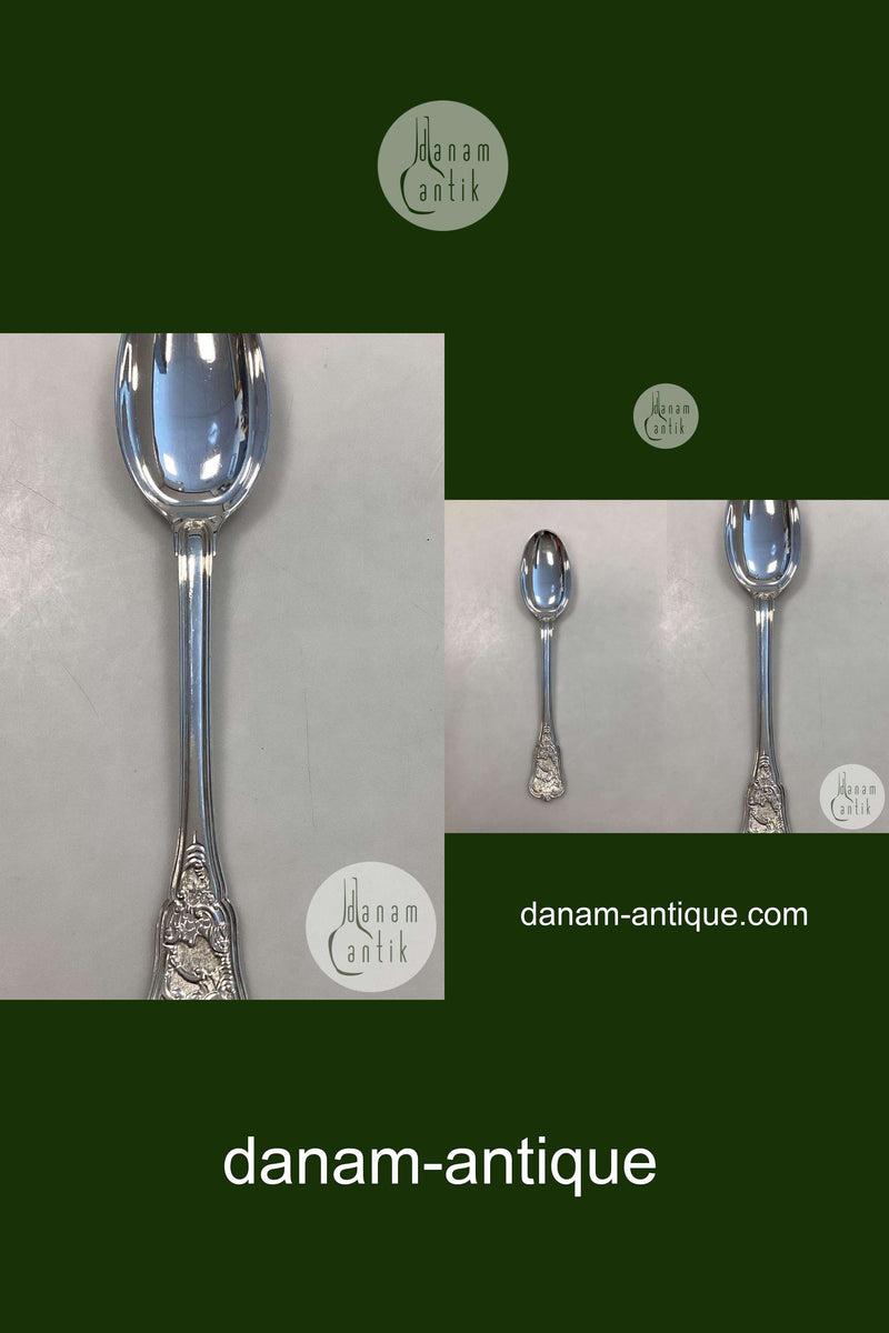 Georg Jensen Rosenborg Sølv Plet Spiseske