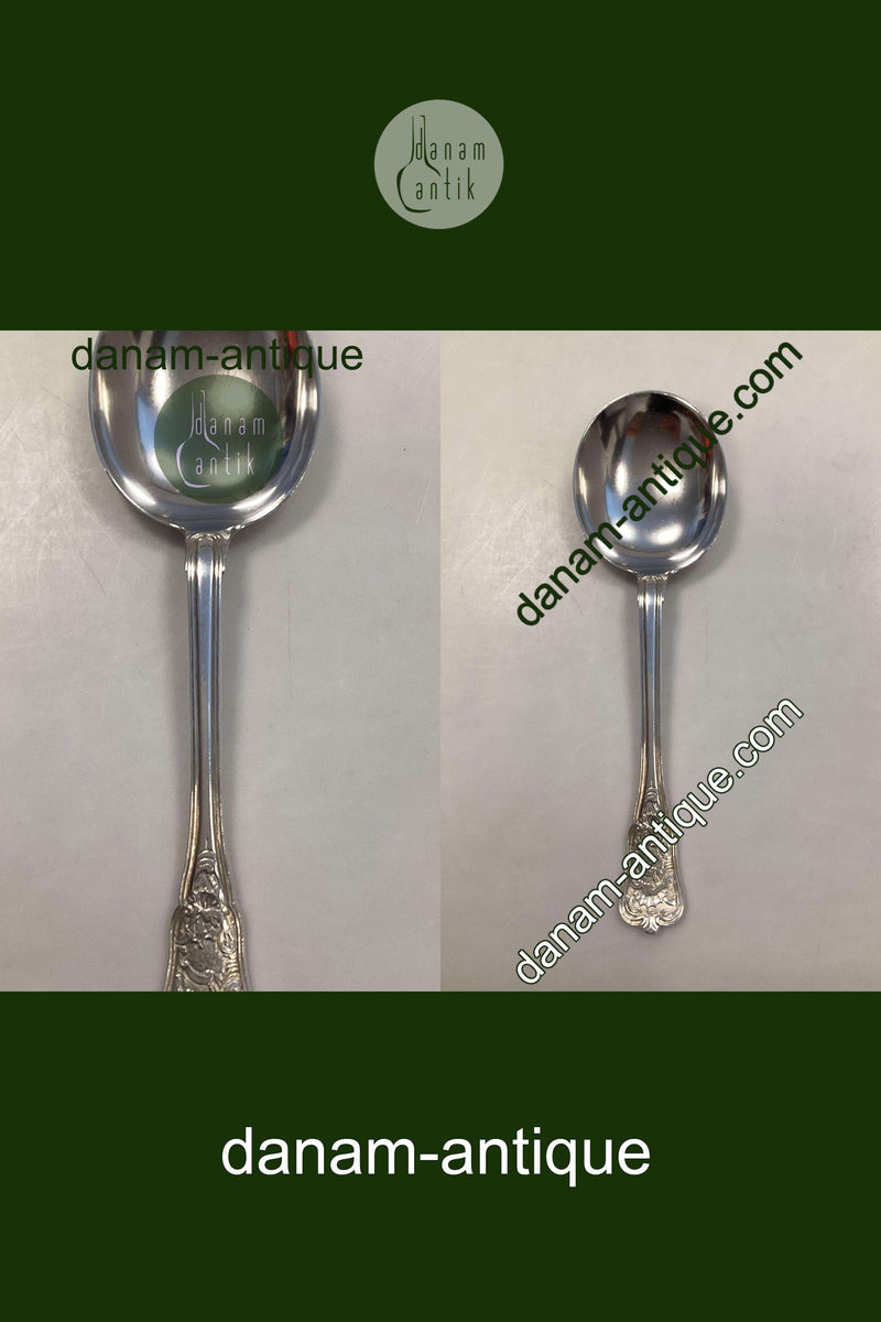 Georg Jensen Rosenborg Sølv Plet Serveringsske