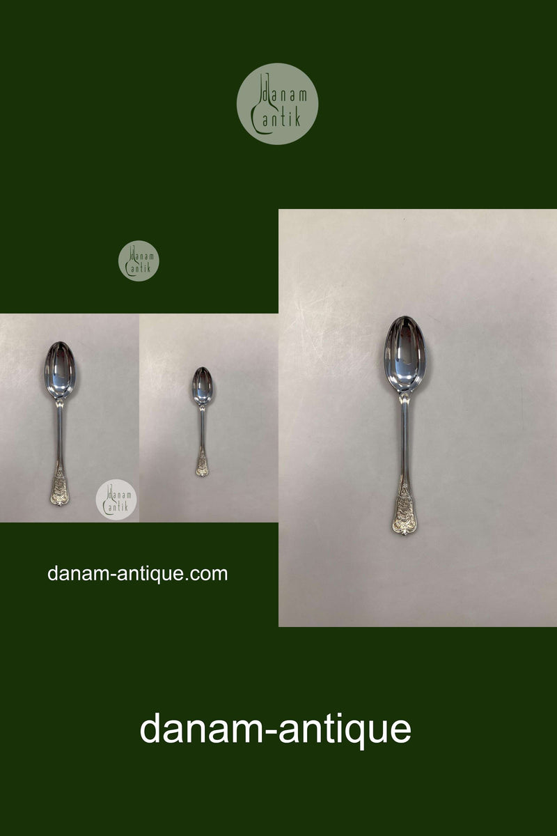 Georg Jensen Rosenborg Sølv Plet Theske