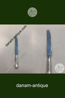 Georg Jensen Rosenborg Sølvplet Frokostkniv