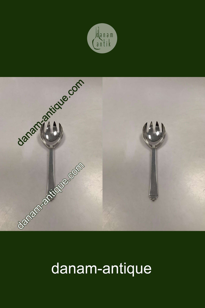 Georg Jensen Pyramide EPNS Sølvplet Serveringsgaffel