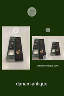 乔治-延森金色圣诞烛台-松鼠2004