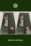 ジョージ ジェンセン ゴールデン クリスマス キャンドルホルダー - アップル 2001