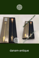 Georg Jensen Golden Christmas Lyseholder - Kræmmerhus 1995