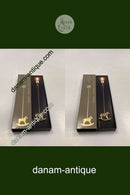 Georg Jensen Golden Christmas Lyseholder - Gyngehest 1996