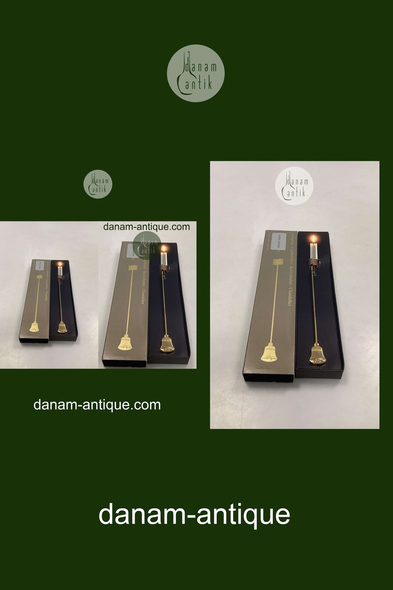 Georg Jensen Golden Christmas Lyseholder - Klokke 1994