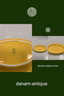 Royal Copenhagen Ursula oval Tallerken i Gul No 085
