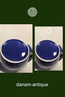 Royal Copenhagen Ursula oval Kande i Mørkeblå No. 442