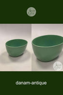 Royal Copenhagen Ursula oval Skål i Lysegrøn No 576