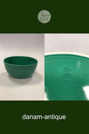 Royal Copenhagen Ursula oval Skål i Mørkegrøn No 576