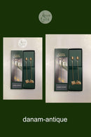 Georg Jensen Golden Christmas Lyseholder - Svane  og Gave 2000