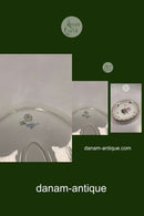 Royal Copenhagen Fuld Saksisk Blomst Gennembrudt Ovalt Fad til Frugtkurv No 1580