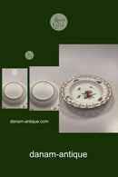 Royal Copenhagen Fuld Saksisk Blomst Gennembrudt dybtallerken Antik