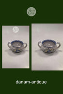 Lars Syberg Keramik Blå Sukkerskål