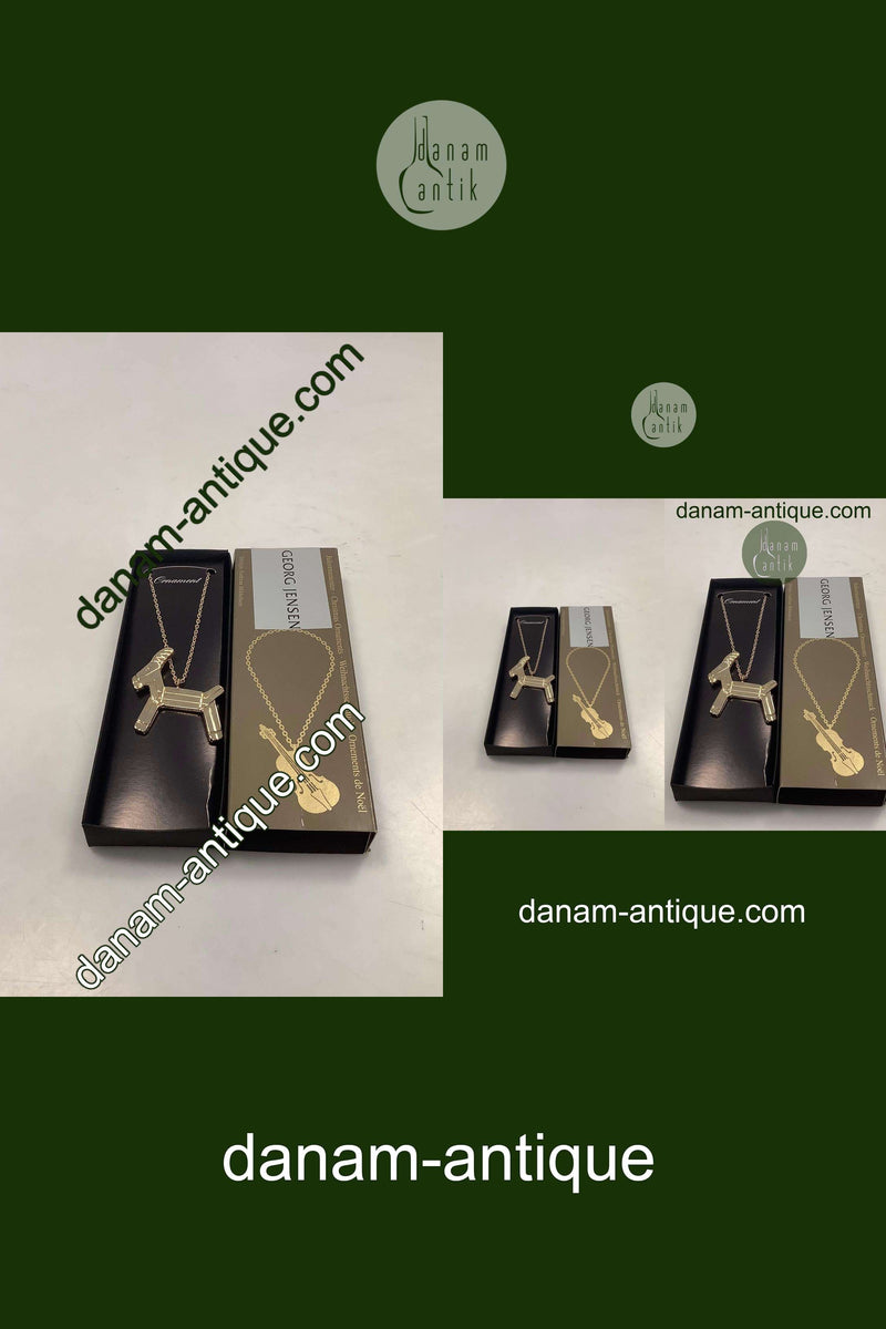 Georg Jensen Ornament Forgyldt Julebuk 1993