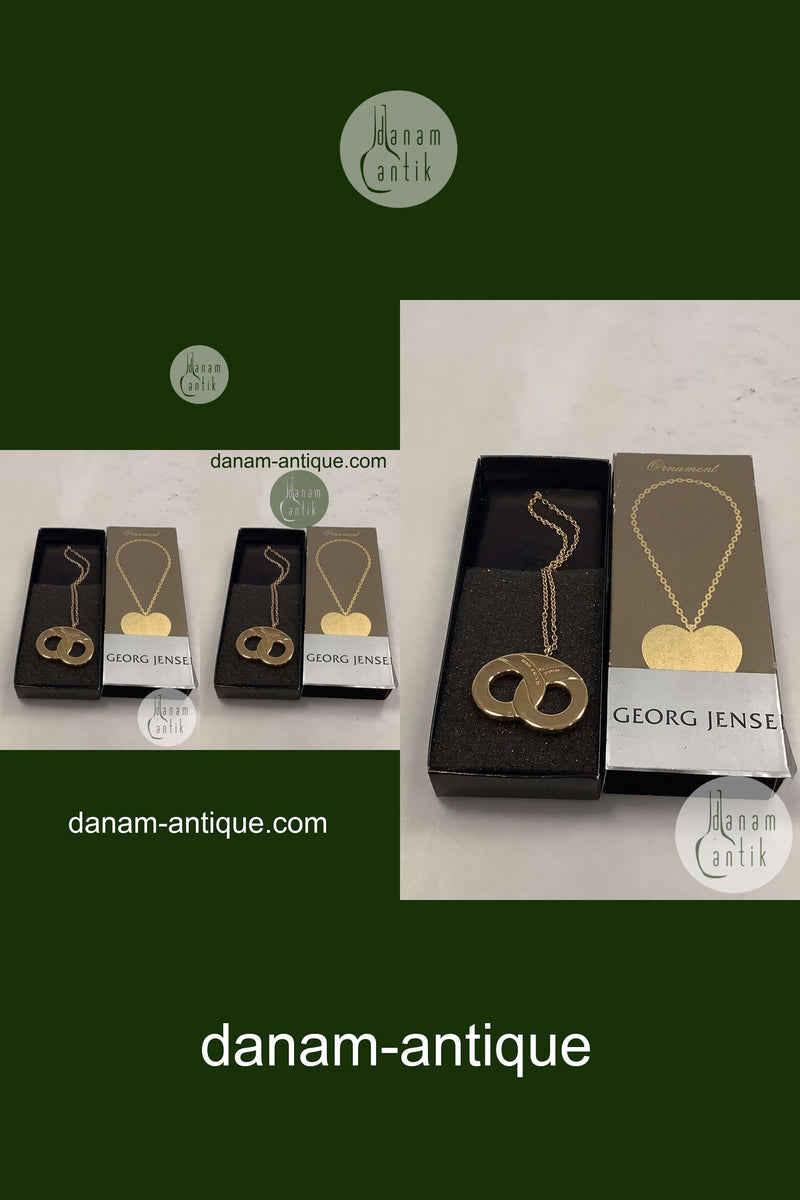 Georg Jensen Ornament Forgyldt Kringle 1992