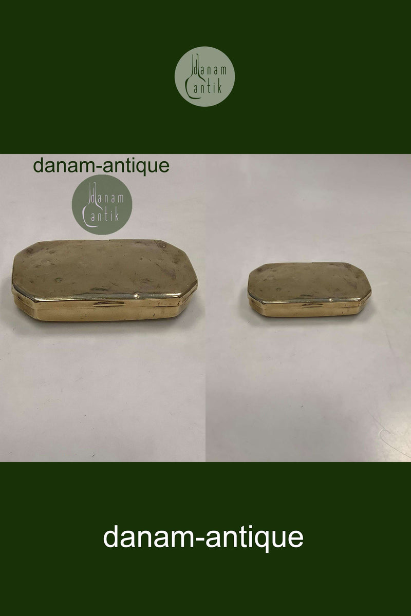 Antik Snus Boks i Messing