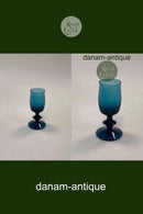 Bertil Vallien Boda Glass Blue Series Liqueur Glass