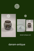 Bing og Grøndahl Krakele Vase med Blomster No 445/K/1032