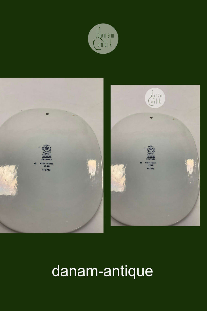 Royal Copenhagen Piet Hein Gruk Platte 1948