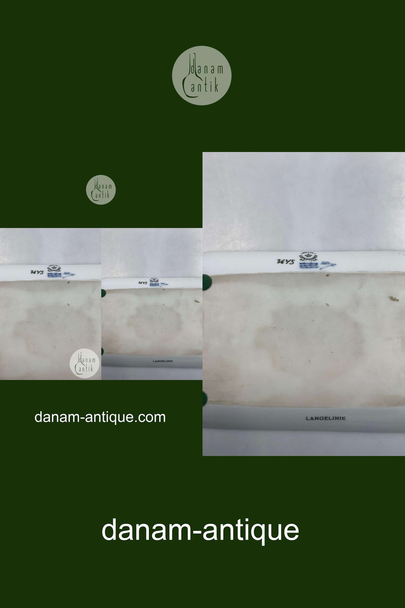 Royal Copenhagen aflang bakke med Langelinie No 3645