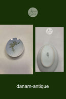 Bing og Grøndahl Art Nouveau Oval assiet blomster motiv No  62 / 81