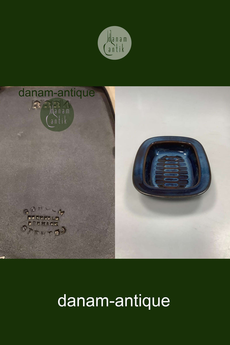 Søholm Bornholm Oval Bowl in Blue