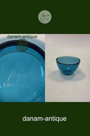 Orrefors Fuga Rund Glas Skål i blå Sverige