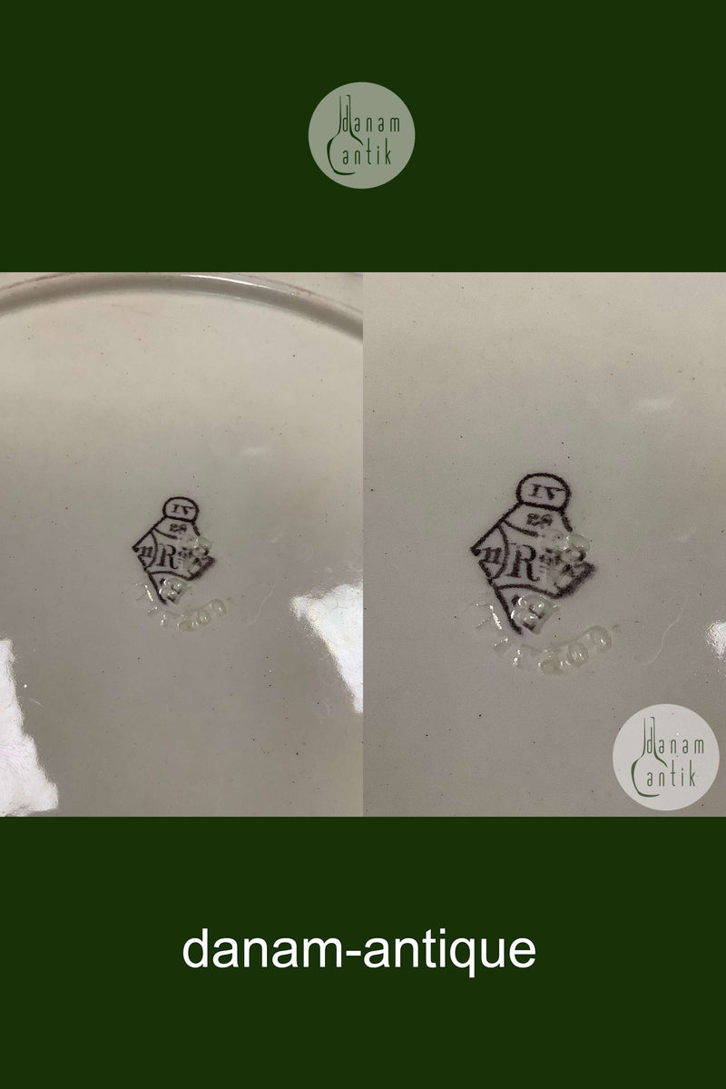 England Copeland Fajance Tallerken med Rotter