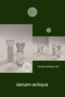 Sæt Holmegaard Hjerte Lysestager