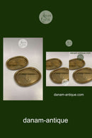 Georg Jensen Super Ellipse Tablett aus Messing von Piet Hein 24,7 cm x 18,8 cm