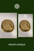 Georg Jensen Super Ellipse Tablett aus Messing von Piet Hein 32,1 cm x 24,6 cm