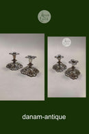 Par Sølvplet Lysestager