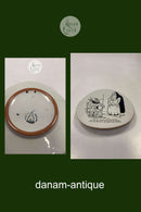 Knabstrup Platte med Storm P. Motiv og Vers