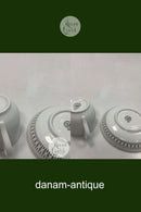 Bing og Grøndahl Haga Hvid Gennembrudt Kant Kaffekop No 305