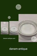 Bing og Grøndahl Haga Hvid Gennembrudt Kant Dybtallerken No 323