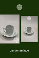 皇家哥本哈根白色花朵丹妮卡珍珠瓷巧克力杯 No 3512