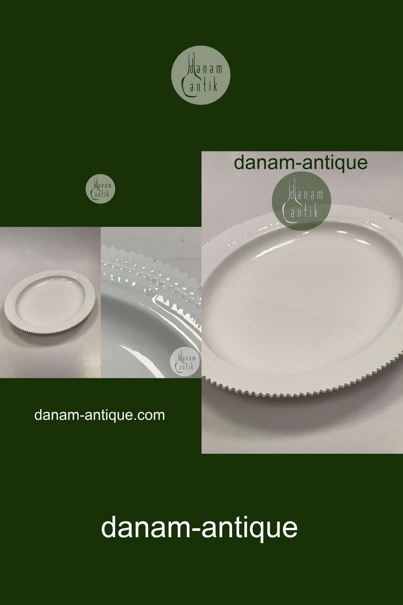 Royal Copenhagen White Flora Danica Oval Serving Dish No 3517