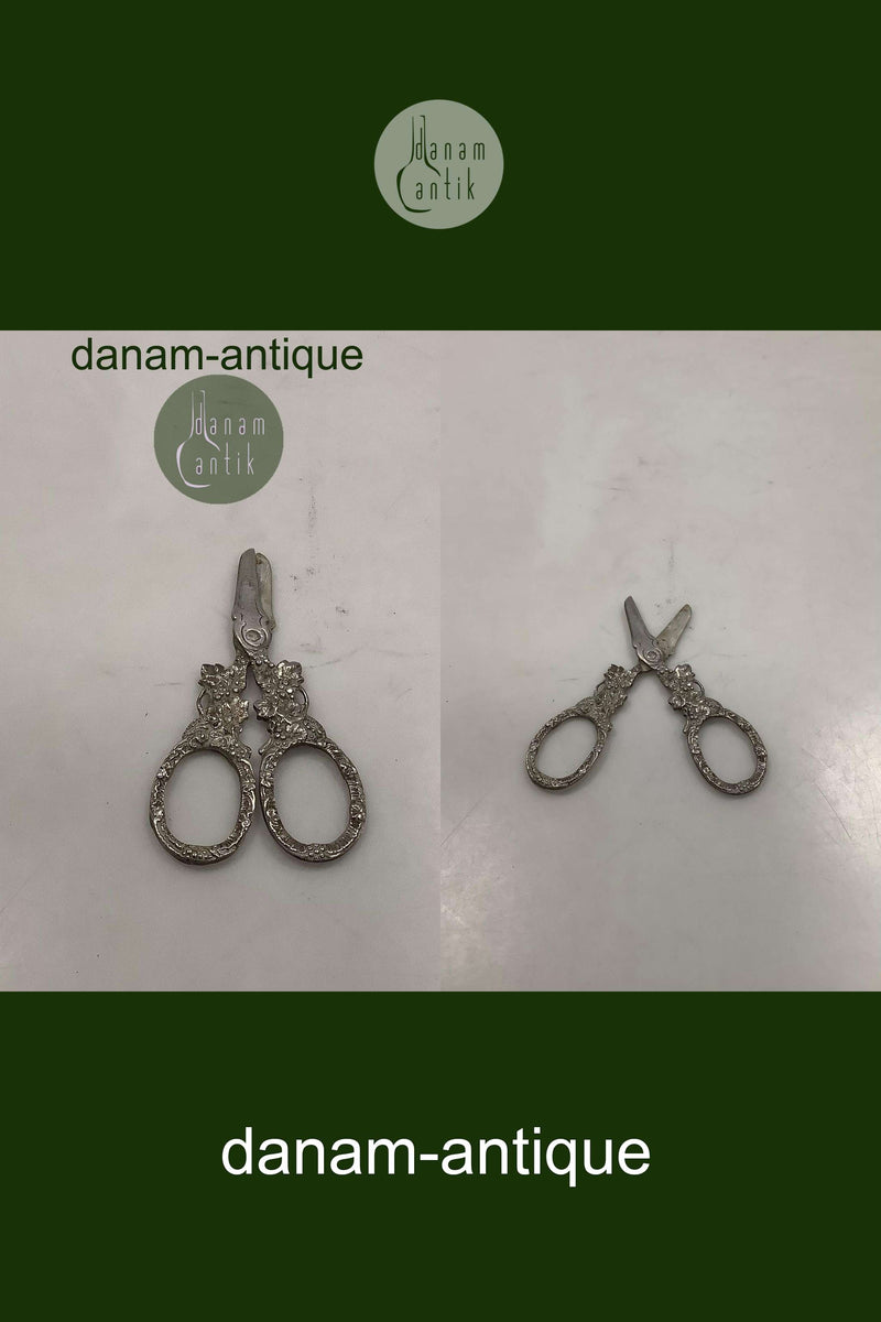 Ornamental Sølv Druesaks