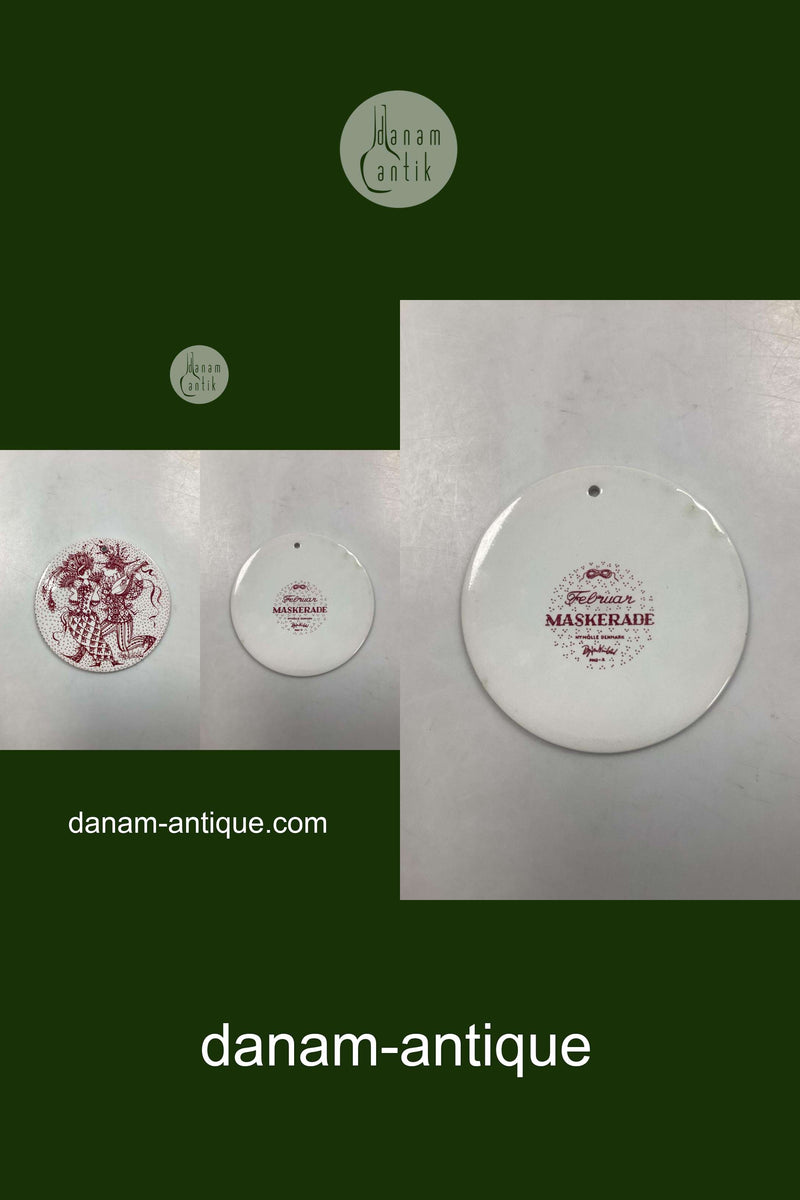 Bjørn Wiinblad: Rød februar platte fra Nymølle - MASKERADE