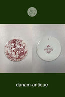 Bjørn Wiinblad: Rød august platte fra Nymølle - BYE-BYE